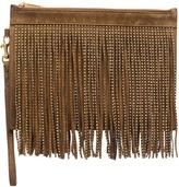 Thumbnail for your product : Saint Laurent Fringed Studded Clutch Bag