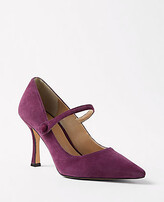 Thumbnail for your product : Ann Taylor Suede Mary Jane Pumps