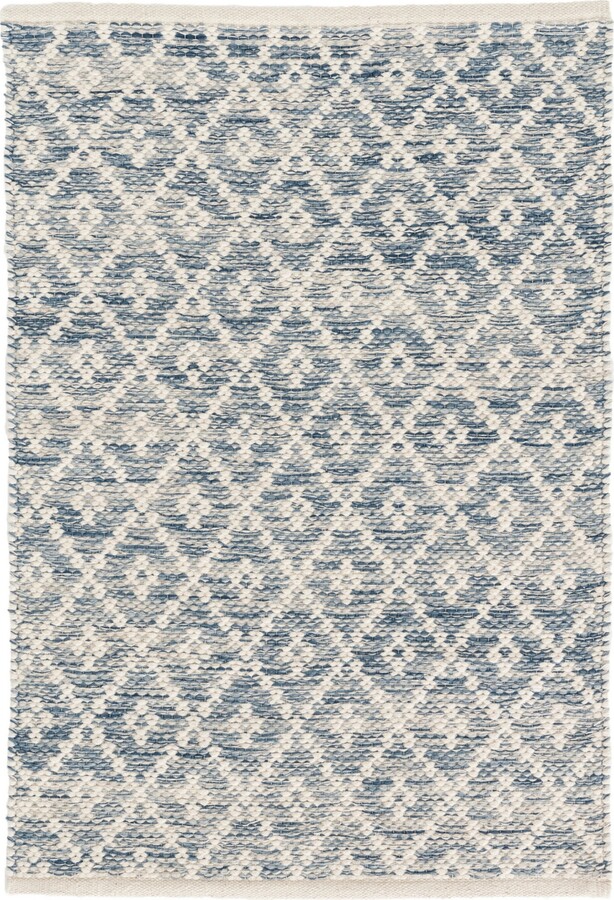 Dash and Albert Rugs by Annie Selke Melange Diamond Cotton DA887 6'x9' Area Rug