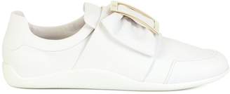 Roger Vivier Sporty Viv' Bow leather sneakers