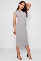 Thumbnail for your product : boohoo Cap Sleeve Jersey Bodycon Midi Dress