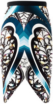 Thumbnail for your product : Peter Pilotto Arrow marble-print pencil skirt
