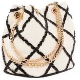 Thumbnail for your product : Betsey Johnson Cross Your Heart Drawstring