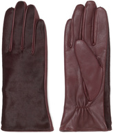 Thumbnail for your product : Whistles Pony Front Leather Glove
