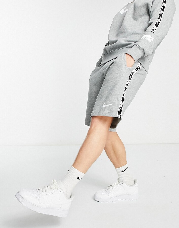Nike Repeat Pack taping shorts in grey - ShopStyle