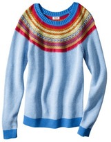 Thumbnail for your product : Mossimo Juniors Fairisle Pullover Sweater - Assorted Colors