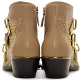 Thumbnail for your product : Chloé Beige Nappa Susanna Boots