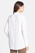 Thumbnail for your product : Lafayette 148 New York Wide Cuff Front Zip Blouse