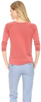 Thumbnail for your product : James Perse Vintage Cotton Raglan Pullover