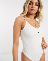 Thumbnail for your product : Nike White Mini Swoosh Bodysuit