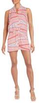 Thumbnail for your product : Collective Concepts Printed Sleeveless Short Jumpsuit