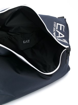 EA7 Emporio Armani Logo-Print Messenger Bag