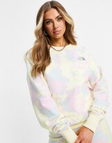 The north face oversized essential hoodie in tie dye Clearance