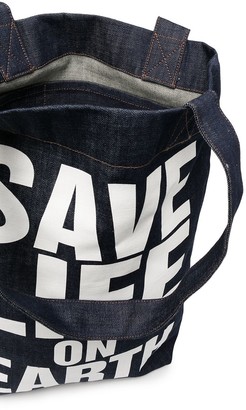 Katharine Hamnett Save Life On Earth tote bag