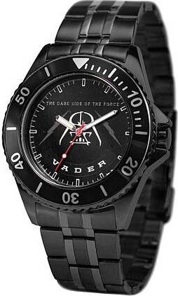 EWatchFactory Disney Star Wars Black Stainless Steel Men's Darth Vader Honor Watch