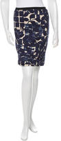 Thumbnail for your product : Vera Wang Printed Mini Skirt
