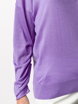 Thumbnail for your product : Dorothee Schumacher V-neck wool-silk jumper