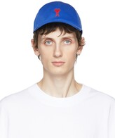 Thumbnail for your product : Ami Alexandre Mattiussi Blue ADC Embroidery Trucker Cap
