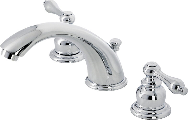 Kingston Brass KB971ALB Widespread Bathroom Faucet, Polished Chrome