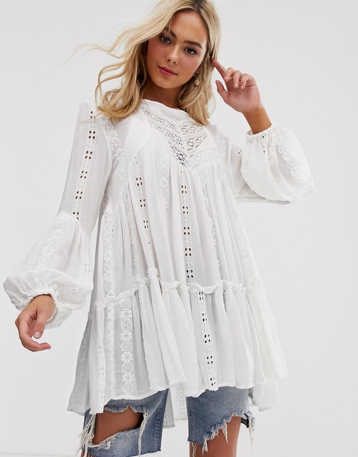 Free People White Women's Tunics | Shop the world's largest collection of  fashion | ShopStyle