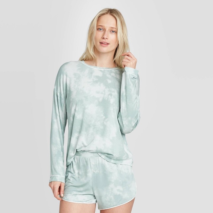 Women's Tie-Dye Beautifully Soft Long Sleeve Pajama Set - Stars AboveTM