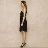 Thumbnail for your product : Ralph Lauren Blue Label Ruffled Silk Chiffon Dress