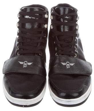 Creative Recreation Leather-Paneled High-Top Sneakers