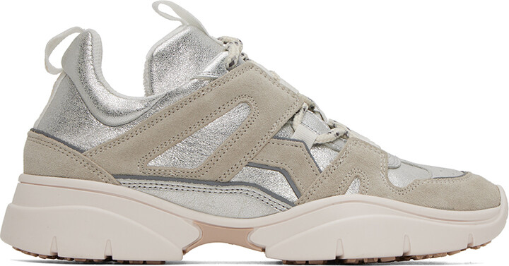 Isabel Marant Women's Silver Sneakers & Athletic Shoes on Sale | ShopStyle