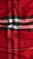 Thumbnail for your product : Burberry Metallic-Weave Check Cashmere Scarf