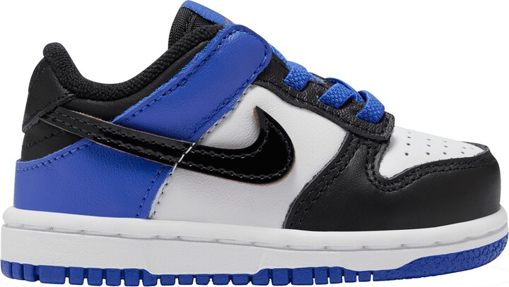 Nike Toddler Dunk Low Shoes, Size 4, White/Fuchsia
