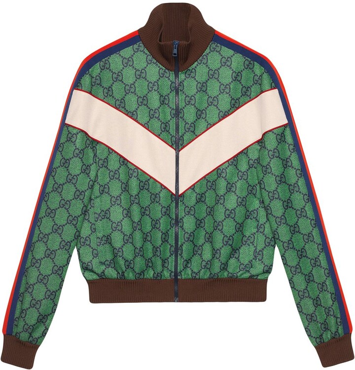 Gucci GG Web-stripe track jacket - ShopStyle