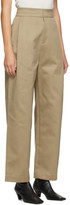 Thumbnail for your product : AMOMENTO Beige Martin Twill Tousers