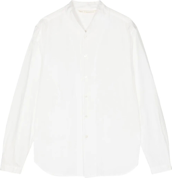 Forme D�expression Collarless Cotton Shirt