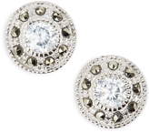 Thumbnail for your product : Judith Jack Pave Stud Earrings