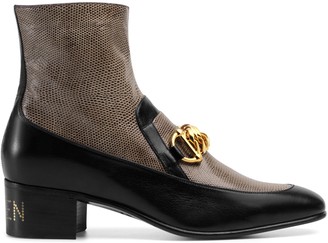 gucci chain boots