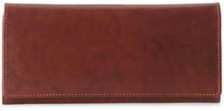 ili Toffee Rosemary Leather Flap Wallet