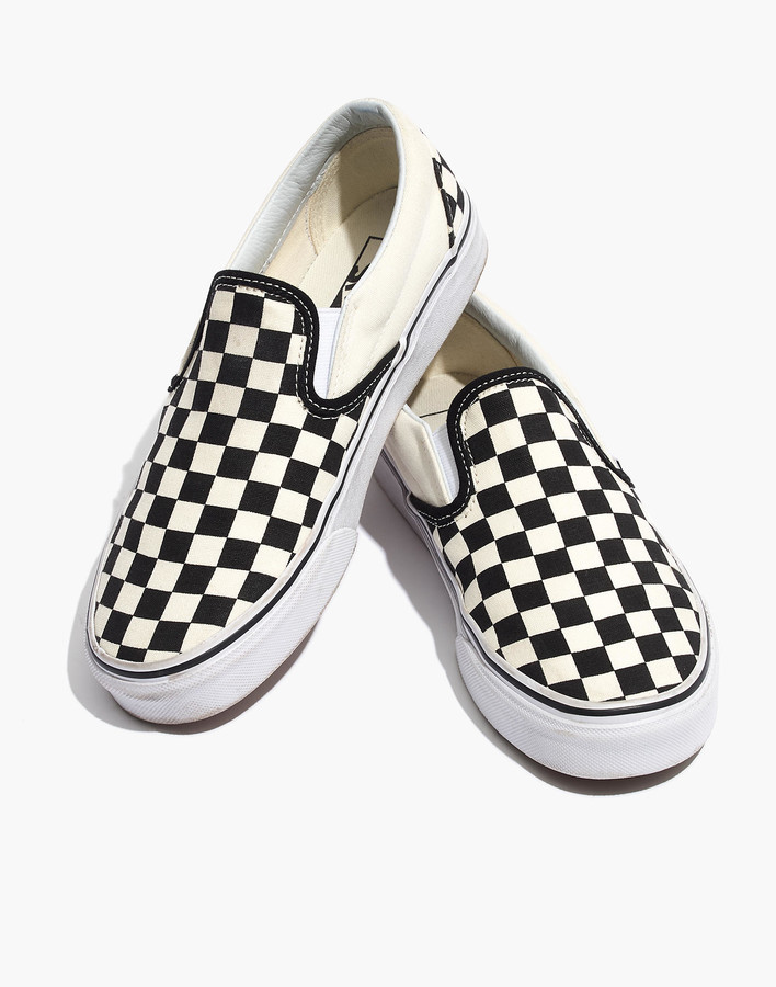 slip on checkerboard vans sale