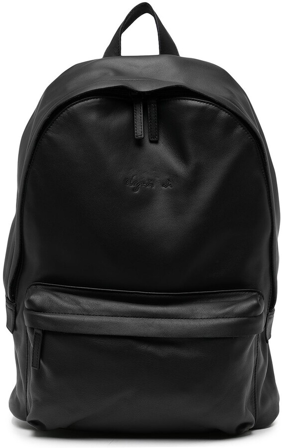 agnès b. LogoStamped Leather Backpack ShopStyle