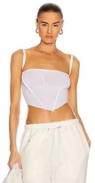 Thumbnail for your product : SAMI MIRO VINTAGE V Cut Tank in White