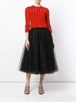 Thumbnail for your product : Rochas cut-out detail cardigan