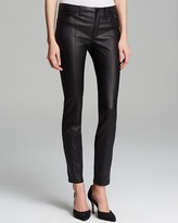 Thumbnail for your product : Vince Pants - Zip Detail Skinny Leather