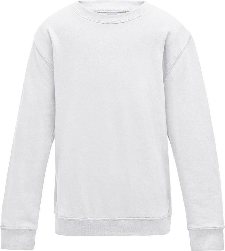 AWDis Just Hoods Plain Crew Neck Sweatshirt ShopStyle