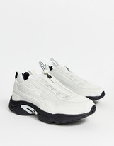 Thumbnail for your product : Reebok DMX 2K sneakers in white and silver