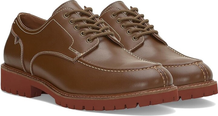 Vince Camuto Kolson Lug Sole Oxford (Dark Cuero) Men's Shoes
