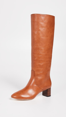 cognac tall boots women's shoes