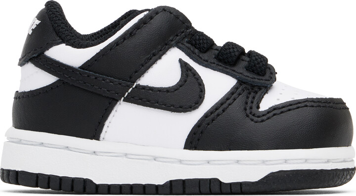 Nike Baby Black & White Dunk Low Sneakers