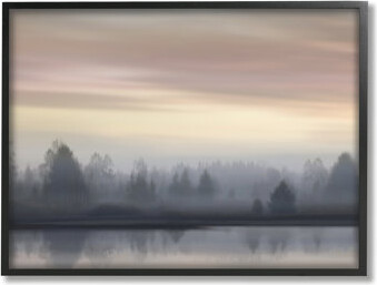 Stupell Industries Foggy Pond Reflection Canvas Wall Art Design by Madeline Clark