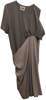 Acne Studios Grey Silk Dress for Women