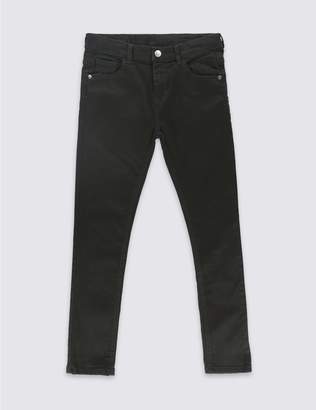 Marks and Spencer Cotton Skinny Leg Jeans with Stretch (3-14 Years)