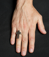 Thumbnail for your product : Femme Metale Jewelry Spiked Cross Ring